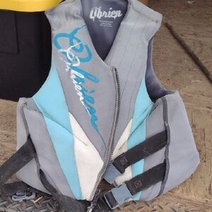 Ladies Large O'Brien Life Vest in Gray and Blue